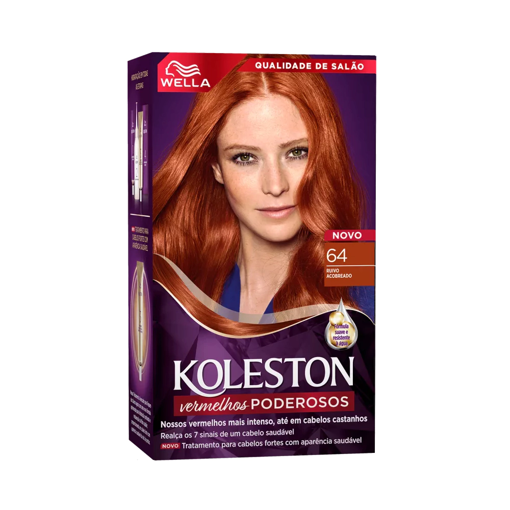 Creme para Coloração Vermelhos Poderosos Koleston 64